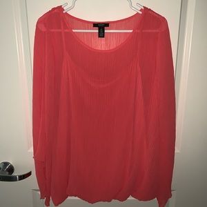 Alfani 2X Bubble Top with Bell Sleeves